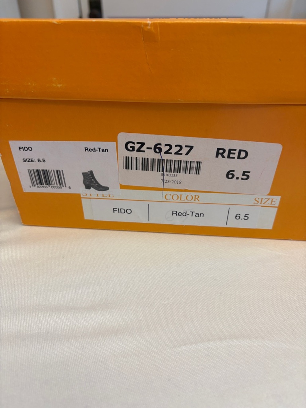 Miz Mooz New York City booties Fido style side zip 2” block heel Sz 6.5 NIB - Picture 8 of 8